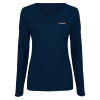 Thumbnail image for  Womens Navy Long Sleeve V Neck Tee