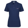 Thumbnail image for  Womens Silk Touch Navy Pique Polo