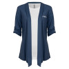 Thumbnail image for  Womens Navy Drape Front Cardigan Sweater 