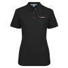 Thumbnail image for  Womens Silk Touch Black Pique Polo