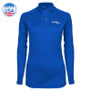 Thumbnail image for  Syntrel Womens Royal Interlock 1/4 Zip