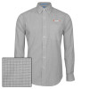Thumbnail image for  Charcoal Plaid Long Sleeve Button Down