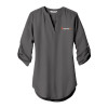 Thumbnail image for  Womens Grey 3/4 Sleeve Tunic Blouse