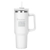 Thumbnail image for  Hippo White Mug & Straw Lid with Twist Closure 40 oz