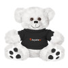 Thumbnail image for  Plush Big Paw 8 1/2 inch White Bear w/Black Shirt