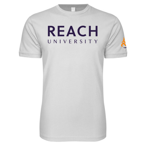  Next Level White SoftStyle T Shirt - Reach University