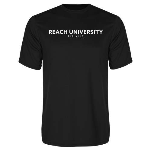  Black Performance Tee - Reach University Est 2006