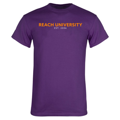  Purple T Shirt - Reach University Est 2006