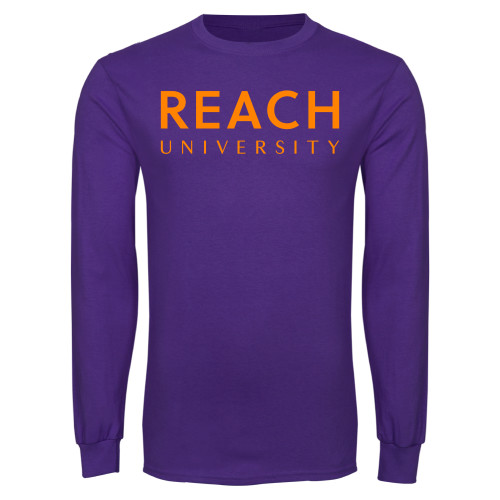  Purple Long Sleeve T Shirt - Reach University