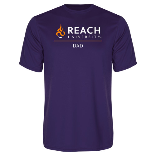  Purple Performance Tee - Reach University Dad