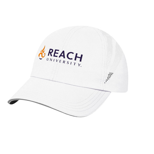 Reach White Performance Cap