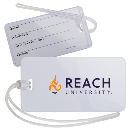  Luggage Tag - Reach University Flat with Flame