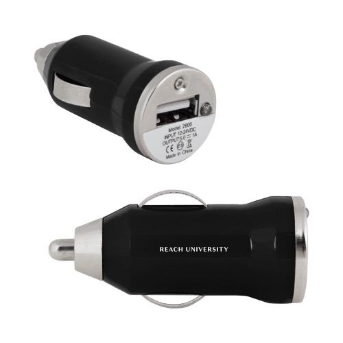  On the Go Black Car Charger - Reach University Flat