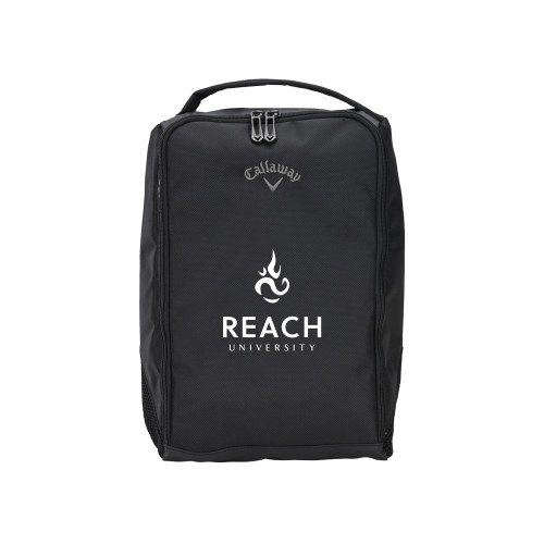  Callaway Clubhouse Black Golf Shoe Bag - Reach University Stacked with Flame