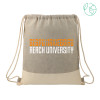 Thumbnail image for  Split Recycled Cotton Grey/Natural Drawstring Bag