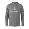 Thumbnail image for  Grey Heather Long Sleeve Hooded Tee