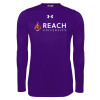 Thumbnail image for  Under Armour Purple Long Sleeve Tech Tee