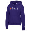 Thumbnail image for  Champion Womens Purple Powerblend Pullover Hood