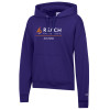 Thumbnail image for  Champion Womens Purple Powerblend Pullover Hood