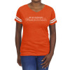 Thumbnail image for  Fall Rush Ladies Orange 60/40 Football Tee