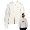 Thumbnail image for  ENZA Womens White Boxy Full Zip Hood