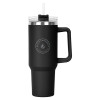 Thumbnail image for  Hippo Black Mug & Straw Lid with Twist Closure 40 oz