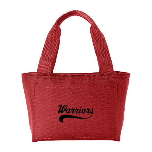 Rend Lake College Insulated Red Lunch Tote