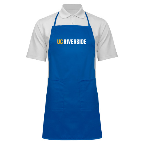  Full Length Royal Apron - UCR Primary Logo