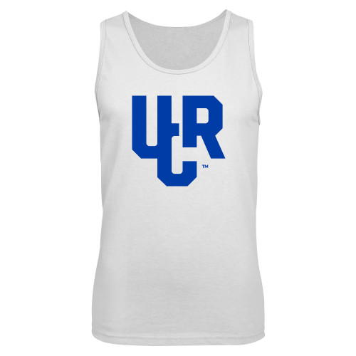  White Tank Top - UCR Primary Logo - 1 Color