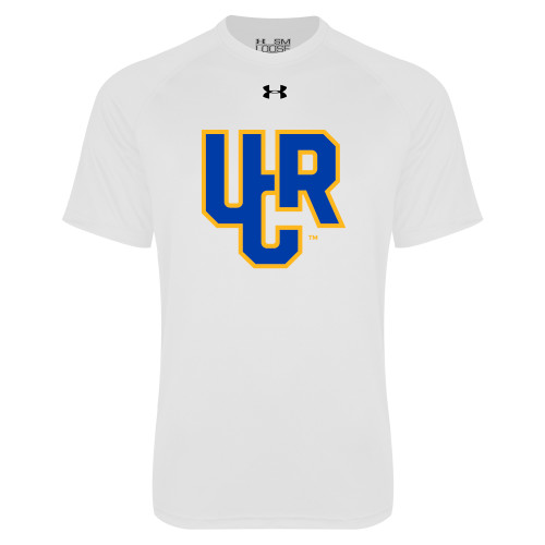  Under Armour White Tech Tee - UCR Primary Logo