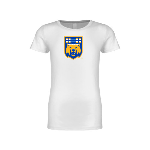  Next Level Girls White Fashion Fit T Shirt - UCR - Stand Alone Bear