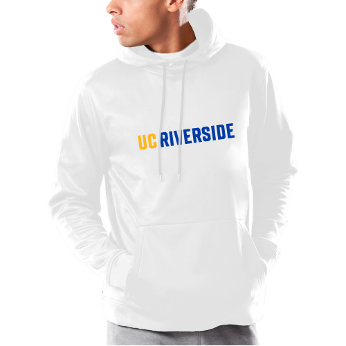 Under Armour White Armour Fleece Hoodie - UCR Primary Logo