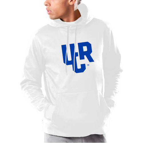  Under Armour White Armour Fleece Hoodie - UCR Primary Logo - 1 Color