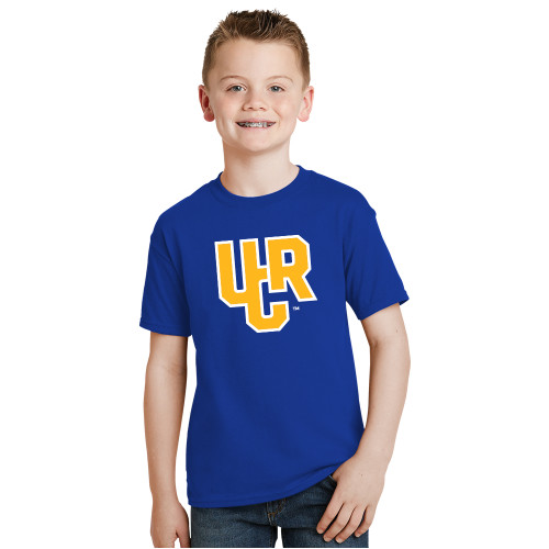  Youth Royal T Shirt - UCR Primary Logo