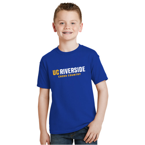  Youth Royal T Shirt - UC Riverside Cross Country