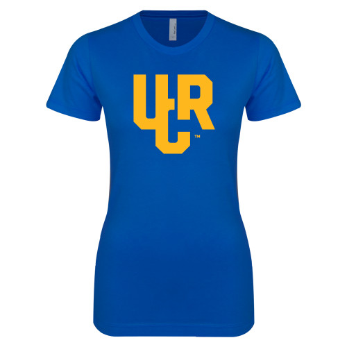  Next Level Womens Royal Boyfriend Tee - UCR Primary Logo - 1 Color