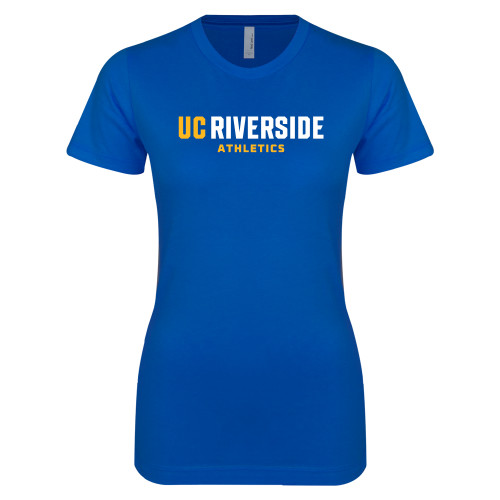  Next Level Womens Royal Boyfriend Tee - UC Riverside Athletics