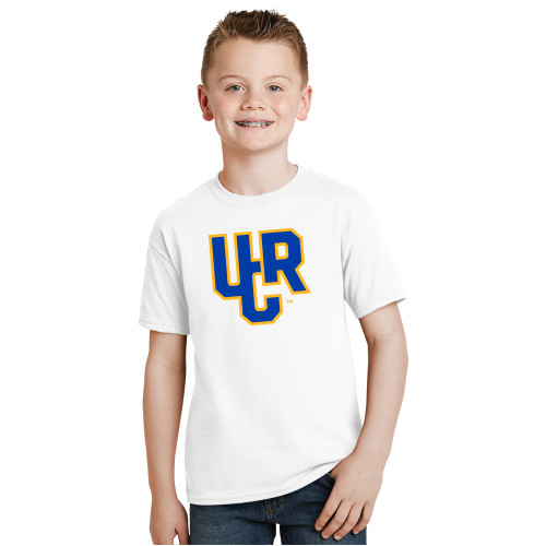  Youth White T Shirt - UCR Primary Logo
