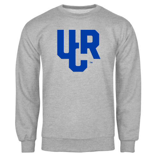  Grey Fleece Crew - UCR Primary Logo - 1 Color