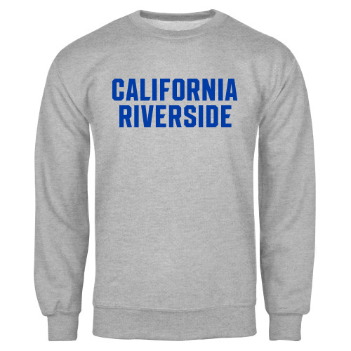  Grey Fleece Crew - California Riverside