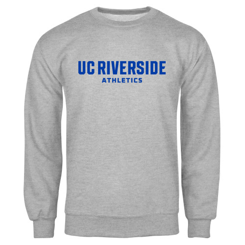  Grey Fleece Crew - UC Riverside  Athletics