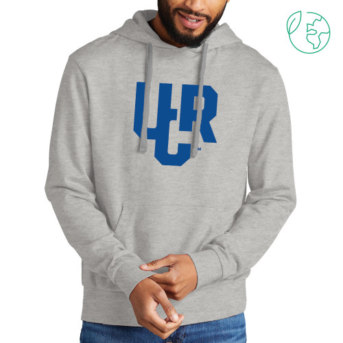  Allmade Light Grey Organic French Terry Pullover Hoodie - UCR Primary Logo - 1 Color