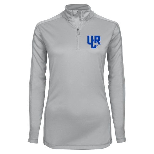  Syntrel Womens Platinum Interlock 1/4 Zip - UCR Primary Logo - 1 Color