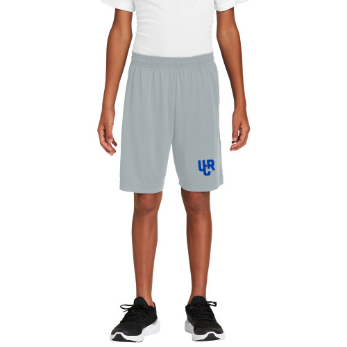  Youth Silver Competitor Shorts - UCR Primary Logo - 1 Color