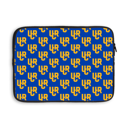  13 inch Neoprene Laptop Sleeve - UCR Repeating Pattern