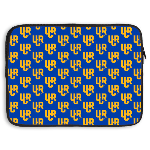  15 inch Neoprene Laptop Sleeve - UCR Repeating Pattern