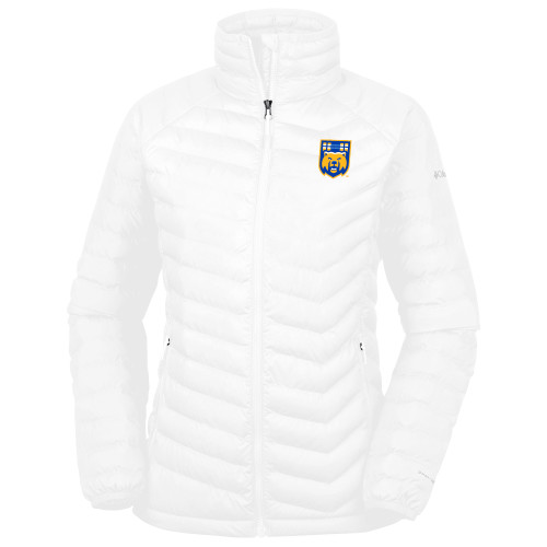  Columbia Womens White Powder Lite Jacket - UCR - Stand Alone Bear
