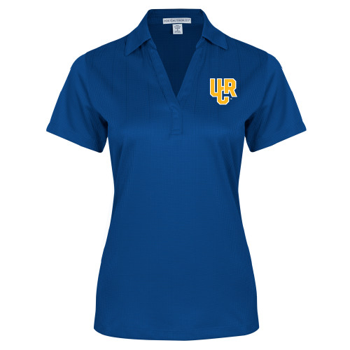  Womens Royal Performance Fine Jacquard Polo - UCR Primary Logo