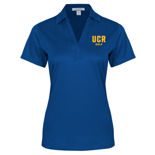  Womens Royal Performance Fine Jacquard Polo - UCR Golf