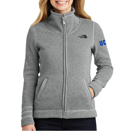  The North Face Womens Grey Heather Fleece Jacket - California Riverside